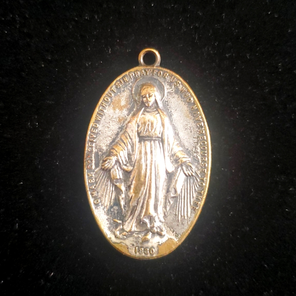 Pendentif Religieux Vierge Marie 1830